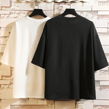 Q11044-P30春夏季七分袖t恤男大码五分袖男短袖中袖，男装T恤，电商A040A