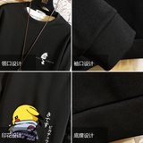 电商A040A-T4036-P25加绒款P35皮卡丘加绒卫衣男大码长袖t恤男，男装卫衣，电商A040A