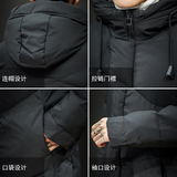 电商A040A-MY001-P135中长款帅气过膝羽绒棉衣男加肥加大码棉袄，男装棉衣，电商A040A