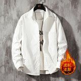 CS15045加绒款P55加厚加绒衬衫男保暖衬衣长袖寸衫上衣服外套，男装衬衫，电商A040A