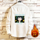 CS15049加绒款P55加厚加绒衬衫男保暖衬衣长袖寸衫上衣服外套，男装衬衫，电商A040A