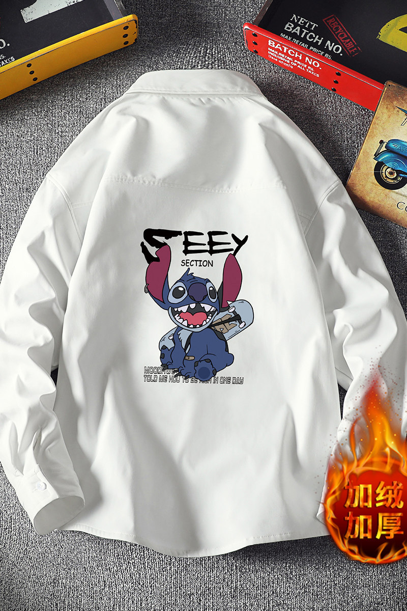 CS15038加绒款P55加厚加绒衬衫男保暖衬衣长袖寸衫上衣服外套,男装衬衫,电商A040A
