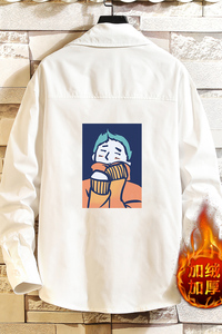 CS15042加绒款P55加厚加绒衬衫男保暖衬衣长袖寸衫上衣服外套图片