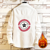 CS15032加绒款P55加厚加绒衬衫男保暖衬衣长袖寸衫上衣服外套，男装衬衫，电商A040A
