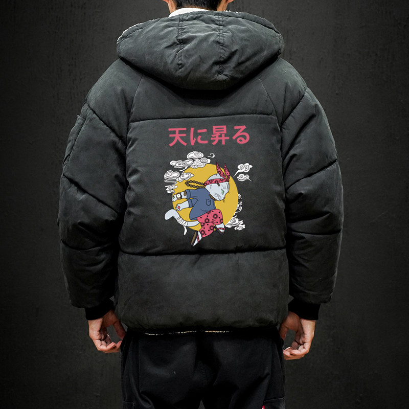 MY16012-P100加厚加绒衣男面包服男大码服男袄男外套男,男装棉衣,电商A040A