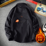 CS15040加绒款P55加厚加绒衬衫男保暖衬衣长袖寸衫上衣服外套，男装衬衫，电商A040A