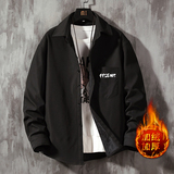 CS15051加绒款P55加厚加绒衬衫男保暖衬衣长袖寸衫上衣服外套，男装衬衫，电商A040A