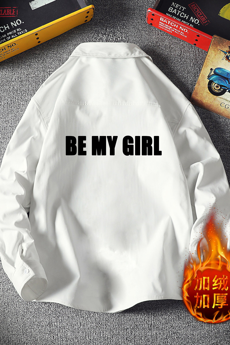 CS15004加绒款P55加厚加绒衬衫男保暖衬衣长袖寸衫上衣服外套,男装衬衫,电商A040A
