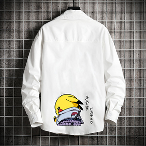 CS15036加绒款P55加厚加绒衬衫男保暖衬衣长袖寸衫上衣服外套图片