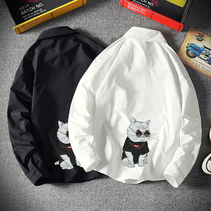 CS15044加绒款P55加厚加绒衬衫男保暖衬衣长袖寸衫上衣服外套图片