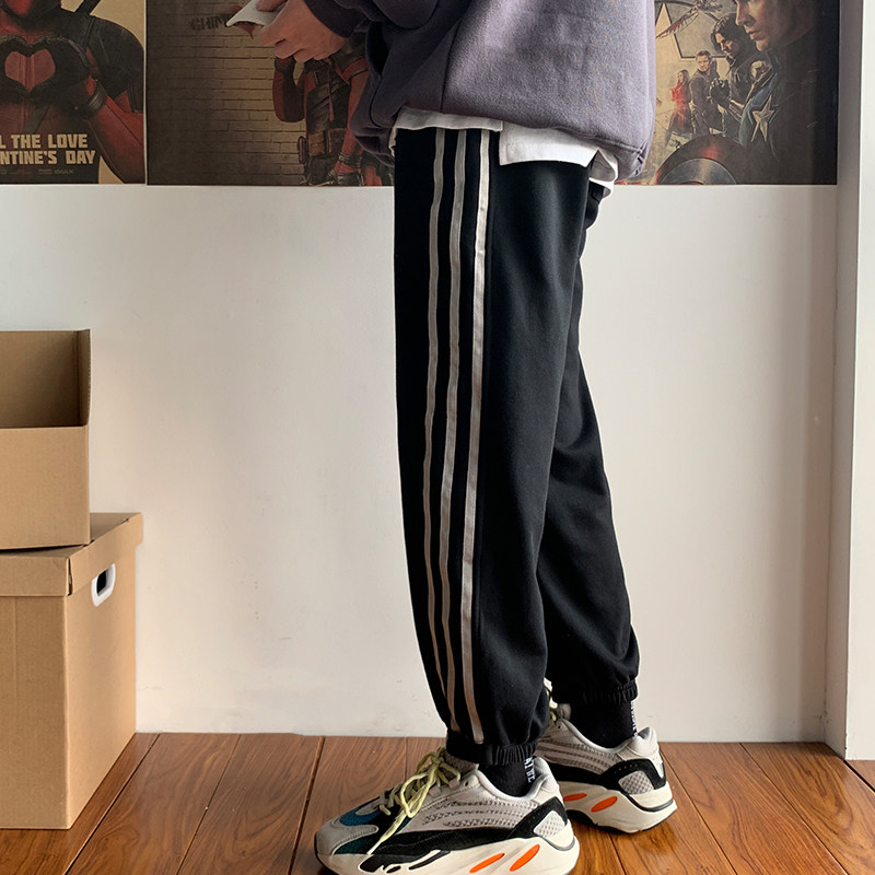 K9003-P45加绒款P50魔术贴加厚加绒运动裤大码男胖子保暖卫裤,男装休闲裤,电商A040A