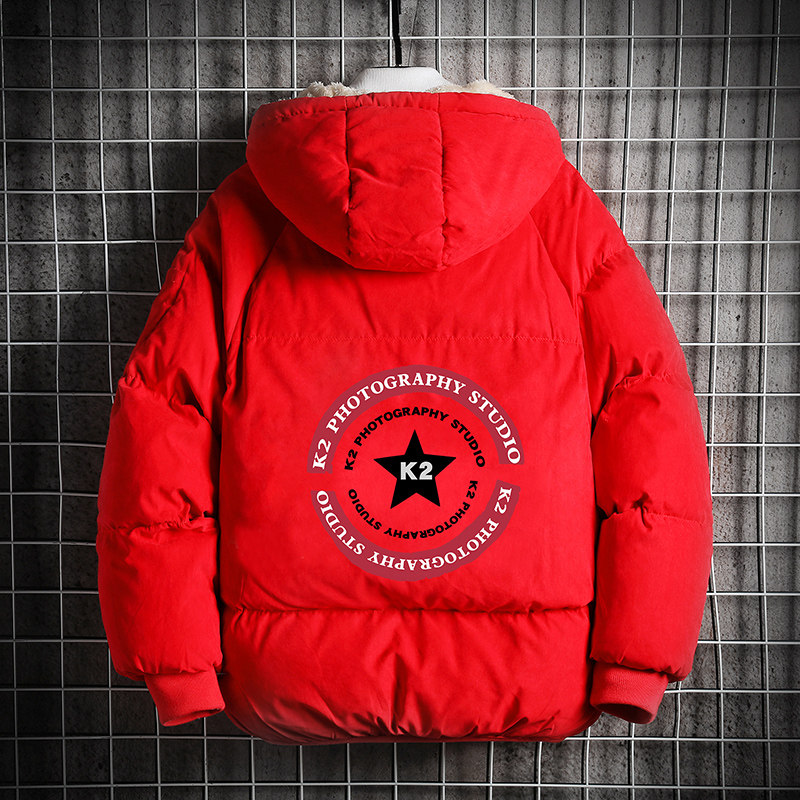 MY16032-P100羊羔绒运动加厚加绒衣加肥加大码男胖子面包服,男装棉衣,电商A040A