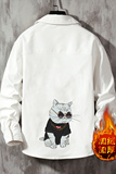 CS15044加绒款P55加厚加绒衬衫男保暖衬衣长袖寸衫上衣服外套，男装衬衫，电商A040A