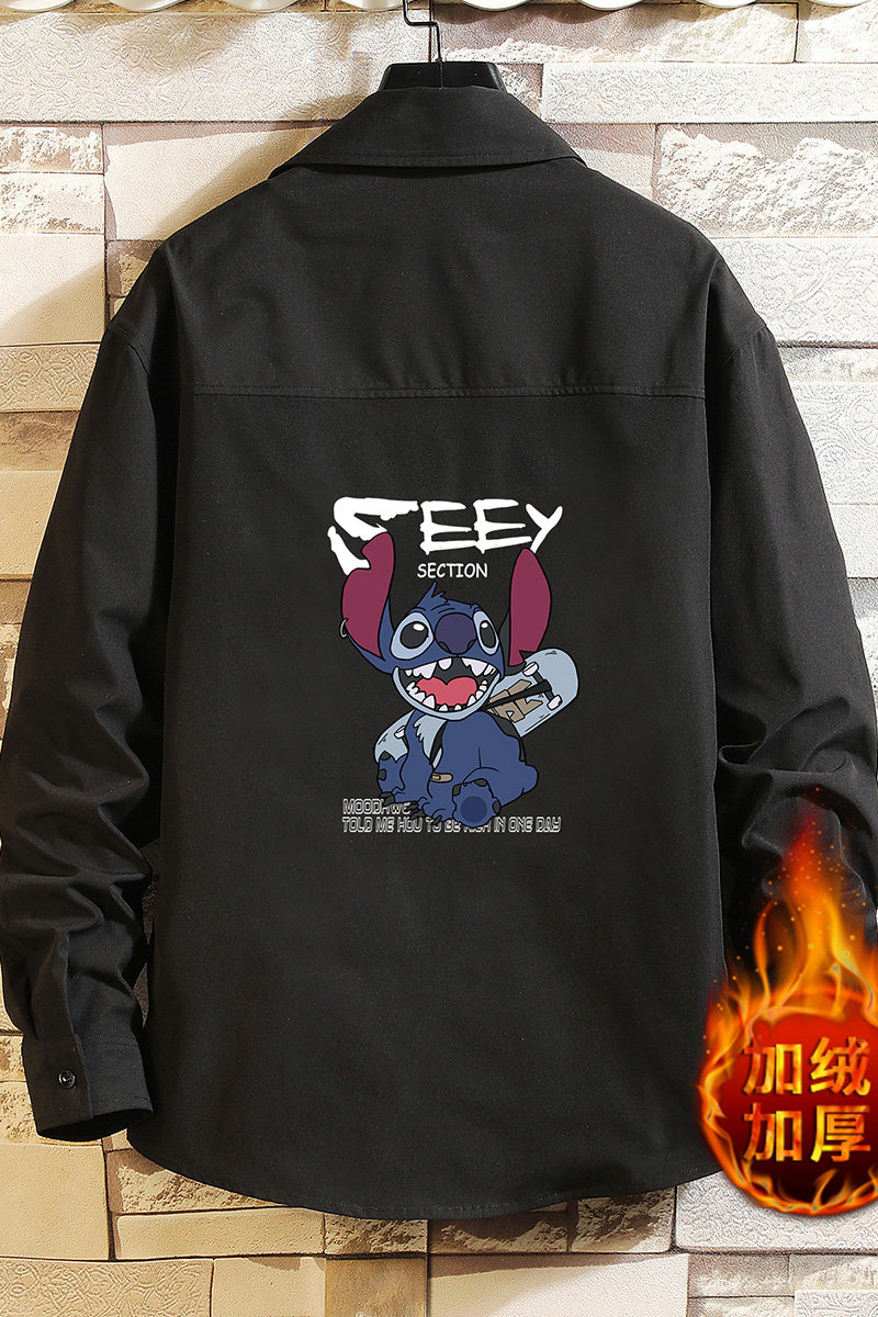 CS15038加绒款P55加厚加绒衬衫男保暖衬衣长袖寸衫上衣服外套,男装衬衫,电商A040A
