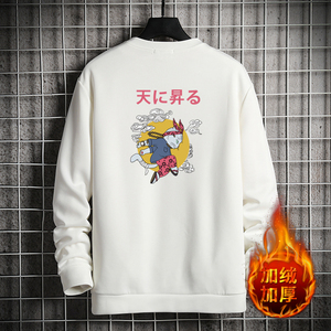 电商A040A-T4012-P25 加绒款P35卫衣男大码,男装卫衣,电商A040A