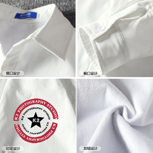CS15032加绒款P55加厚加绒衬衫男保暖衬衣长袖寸衫上衣服外套图片