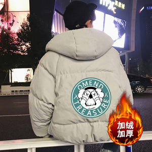 MY16052-P100 恐龙卡通羊羔绒加厚加绒衣加肥加大码胖子面包服图片