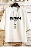 Q11001-P30春夏季七分袖t恤男大码五分袖男短袖中袖，男装T恤，电商A040A