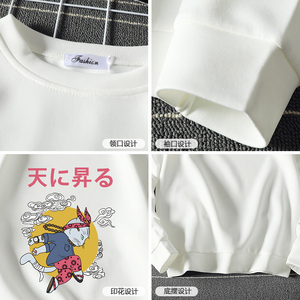 电商A040A-T4012-P25 加绒款P35 卫衣男宽松百搭图片