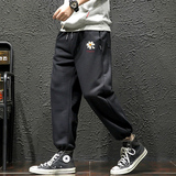 K13059-P40春季束脚直筒运动裤男大码宽松休闲卫裤哈伦裤，男装休闲裤，电商A040A