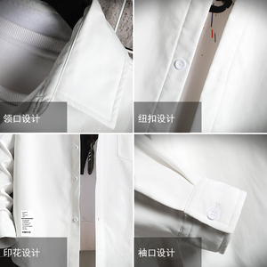 CS15045加绒款P55加厚加绒衬衫男保暖衬衣长袖寸衫上衣服外套图片