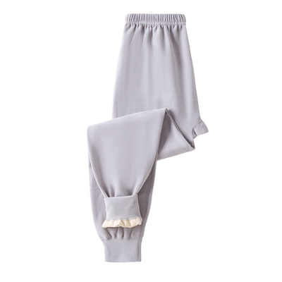 中大童德绒加大码薄绒裤保暖裤