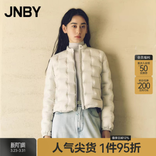 休闲简约立领通勤女5O9C14610 轻薄羽绒服短款 JNBY 江南布衣冬季