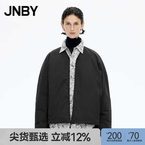【秋冬上新】JNBY/江南布衣25冬新品羽绒服宽松无领X型5P0C11000