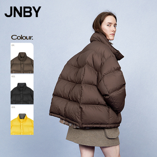 【商场同款】JNBY/江南布衣25冬新品羽绒服H型长袖立领5P0C14010