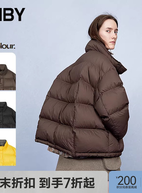 【商场同款】JNBY/江南布衣25冬新品羽绒服H型长袖立领5P0C14010