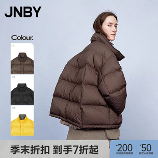 【商场同款】JNBY/江南布衣25冬新品羽绒服H型长袖立领5P0C14010