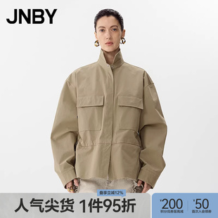 【早春上新】JNBY/江南布衣25春夹克外套宽松长袖5P2613820