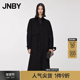 JNBY 江南布衣秋冬毛呢大衣中长款 含羊毛羊绒宽松休闲收腰外套女