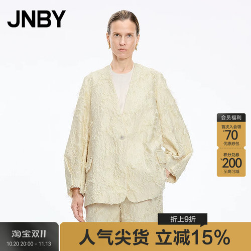 【秋冬上新】JNBY/江南布衣25秋西服A型宽松长袖5P8713200