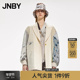 宽松休闲通勤长袖 JNBY 江南布衣秋冬双面毛呢外套中长款 5M0712550