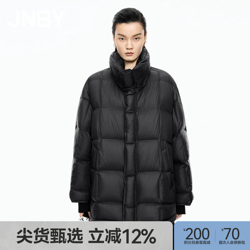 【秋冬上新】JNBY/江南布衣冬季羽绒服宽松休闲立领长袖5OAC1027A