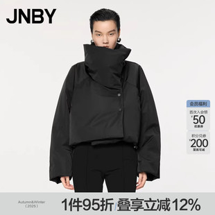 JNBY 立领5OAC12180 江南布衣秋冬羽绒服宽松简约休闲通勤短款
