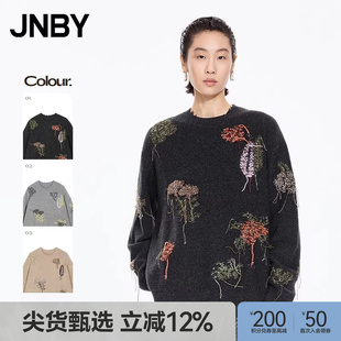 长袖 套头圆领5P8313420 毛衫 江南布衣25秋新品 商场同款 JNBY