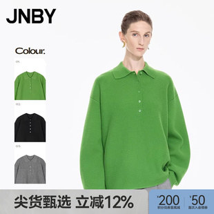 长袖 套头5P9313400 毛针织衫 江南布衣25秋新品 商场同款 JNBY