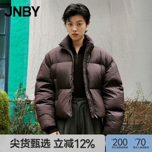 JNBY/江南布衣秋冬羽绒服短款立领简约宽松休闲通勤上衣5O0C11600