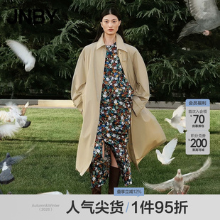 【春夏上新】JNBY/江南布衣25春风衣宽松翻领长袖5P2910180