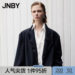 江南布衣春秋西服外套H型扭扭乐极简风设计感日常5O7715770 JNBY