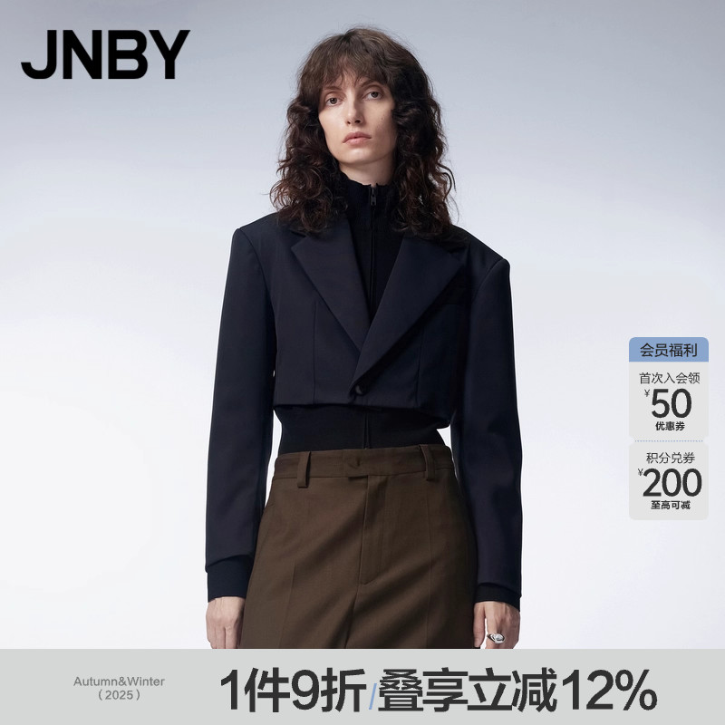 【淘宝专享】JNBY/江南布衣秋冬西装外套女修身短款修身简约通勤