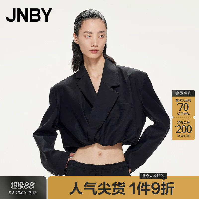 长袖收腰西装外套JNBY/江南布衣图片