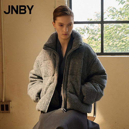 【秋冬上新】JNBY/江南布衣25冬新品羽绒服宽松立领长袖5PAC10890