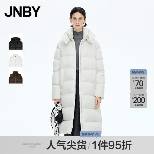 【秋冬上新】JNBY/江南布衣25冬羽绒服宽松连帽长袖5PAC13700