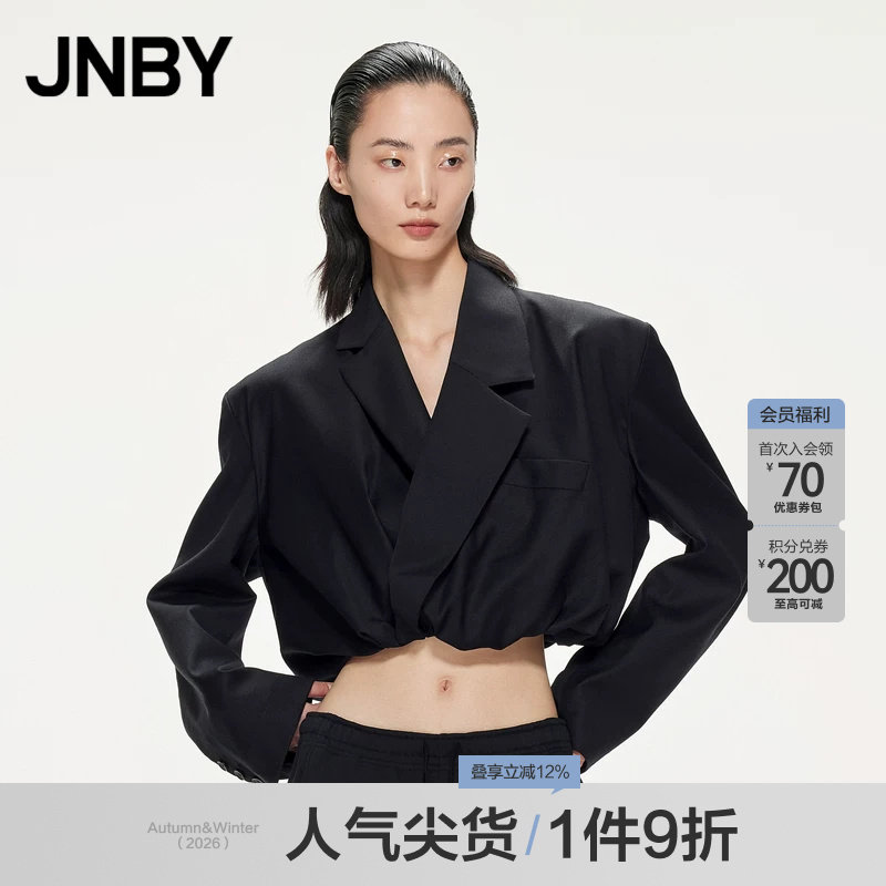 长袖收腰西装外套JNBY/江南布衣图片