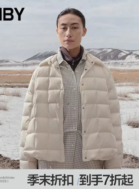 【商场同款】JNBY/江南布衣25秋新品羽绒服宽松H型长袖5P9C15470