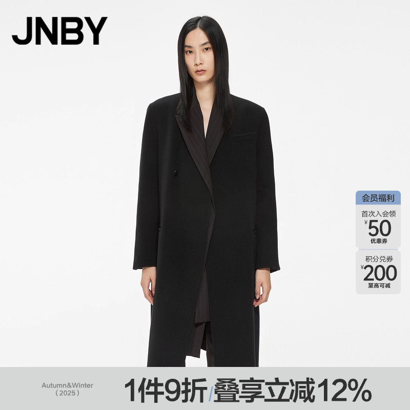 JNBY/江南布衣宽松呢大衣