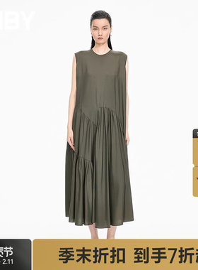 【商场同款】JNBY/江南布衣25秋新品连衣裙无袖宽松A型5P7G10870